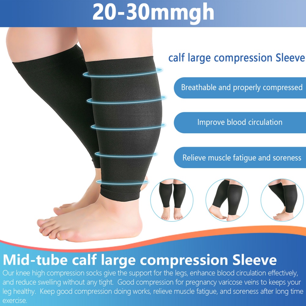 1 Pair Fitness Running Compres - Compression Sleeve Calf 评论和价格